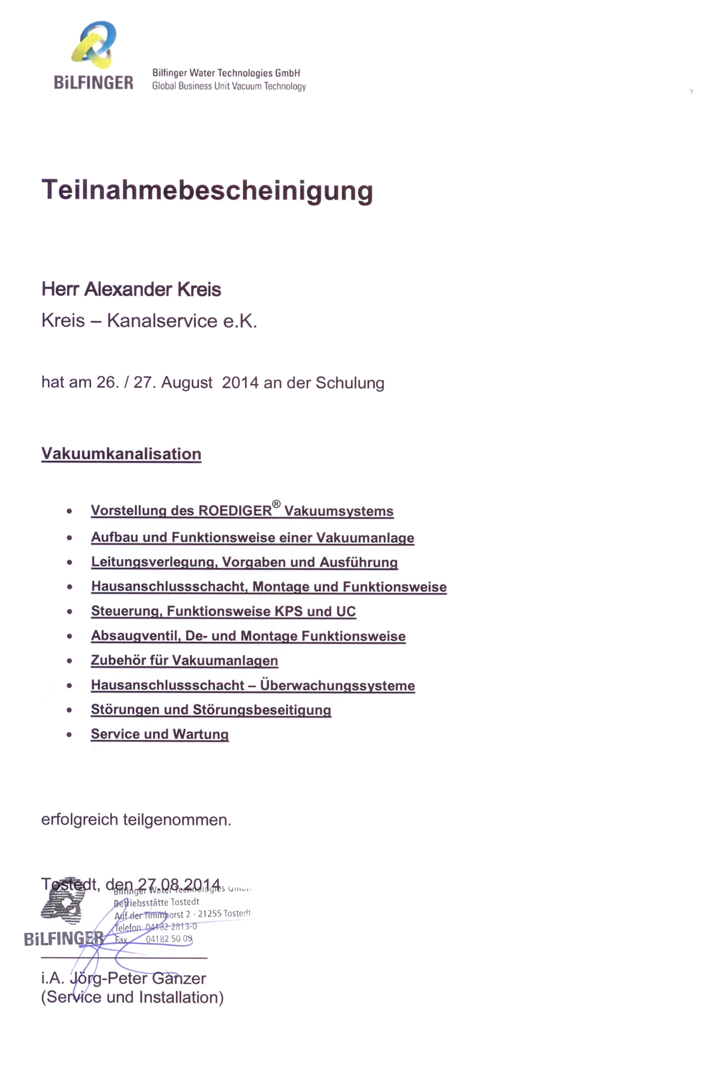 Vakuumkanalisation